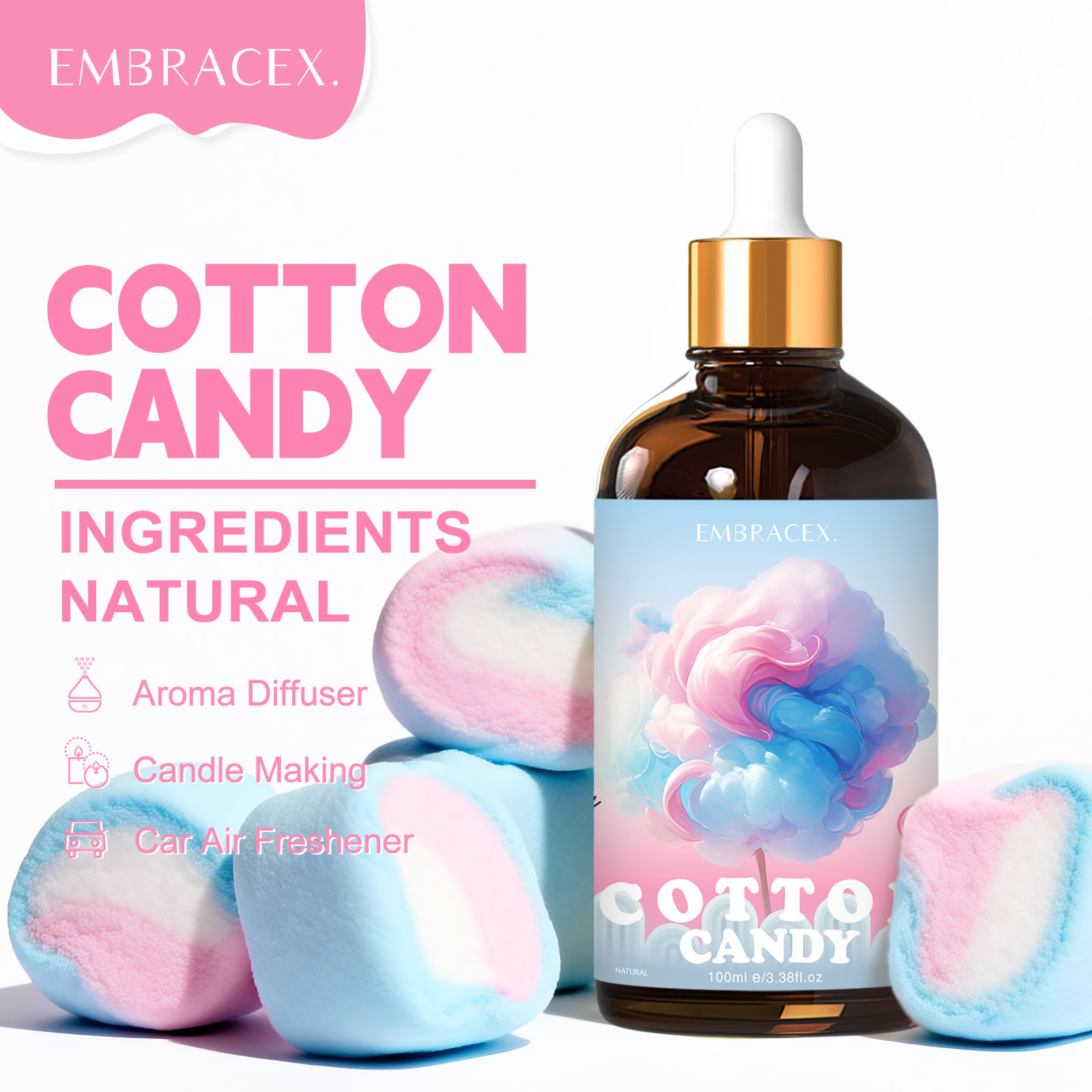 Perfume Fragrance Oil - 100ml Olejki Zapachowe o Zapachu Cukierkowej